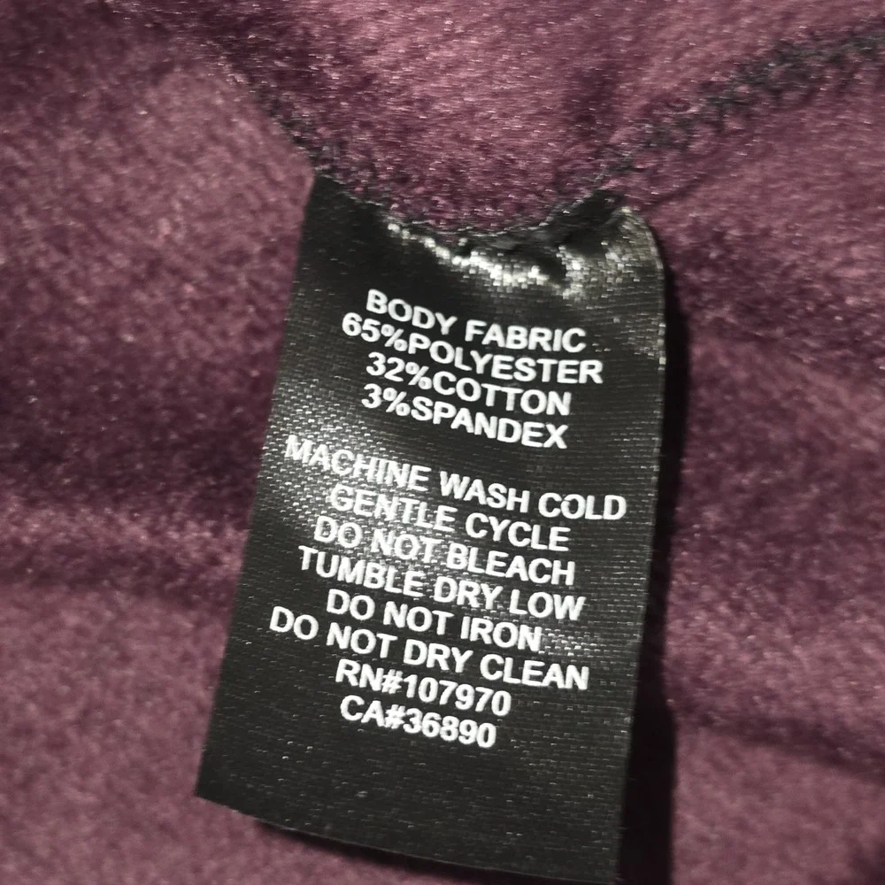 Kerrits‎ Kids Horse Sense Fleece Hoodie Size XL Blackberry Raisin Color